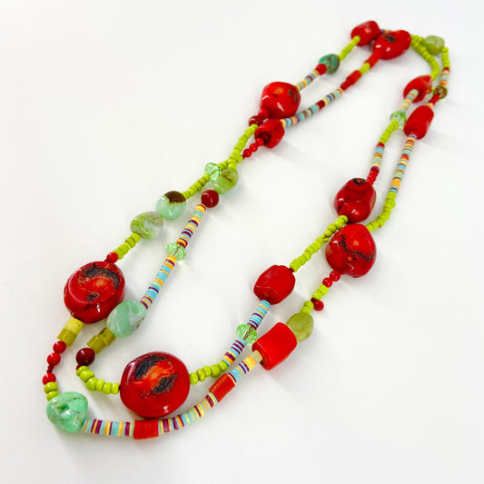 Necklace - Coral Highlights
