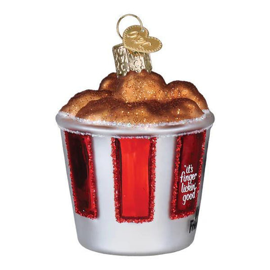 Ornament - Blown Glass - KFC Bucket of Chicken