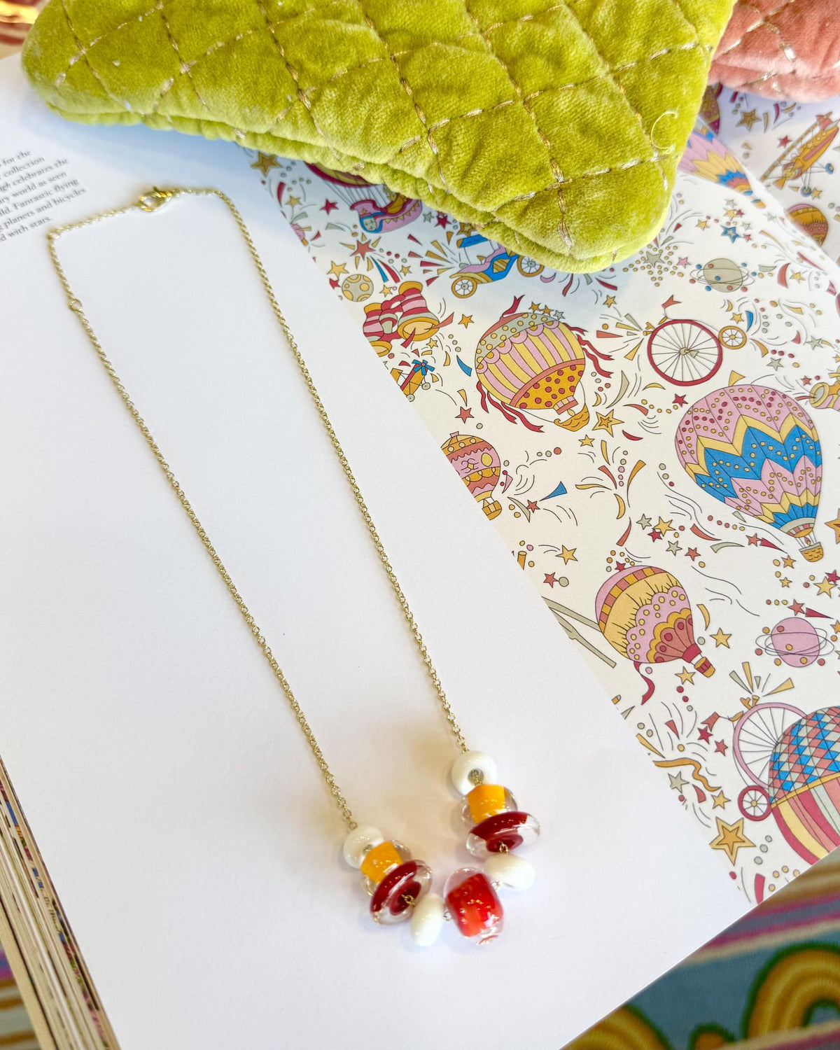 Lifesaver Glass Bead Necklaces
The graduated sizes and varied shapes of these playful “Lifesaver” beads create wonderful movement when worn. Some designs feature joyful monochromatic color combinations, while others mix vibrant colors for a more expressive, energetic look. Each necklace has its own personality, from softly coordinated to bright and unexpected.