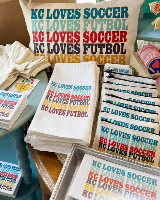 Zippered Bag - KC LOVES SOCCER/KC LOVES FUTBOL - Vista Combo