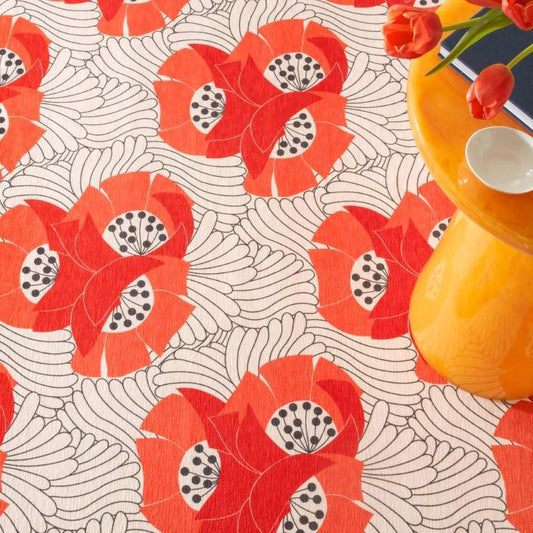 Rug - Machine Washable - Japanese Poppy Multi