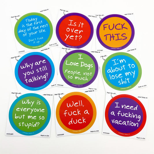 Sticker - Blow Chunks - Zippernut Press