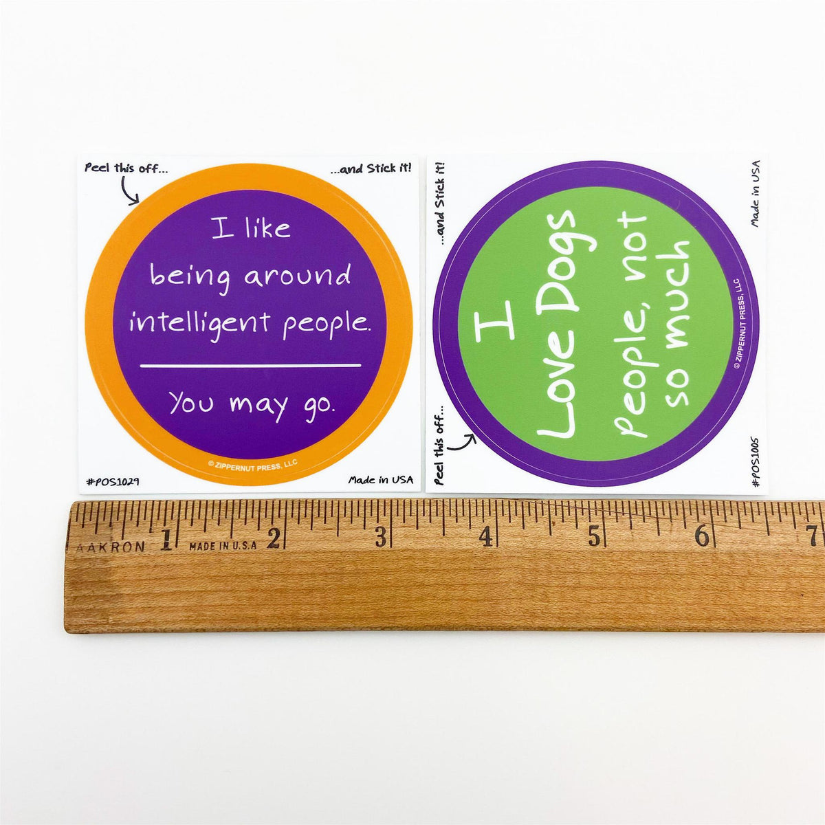 Sticker - WTF - Zippernut Press