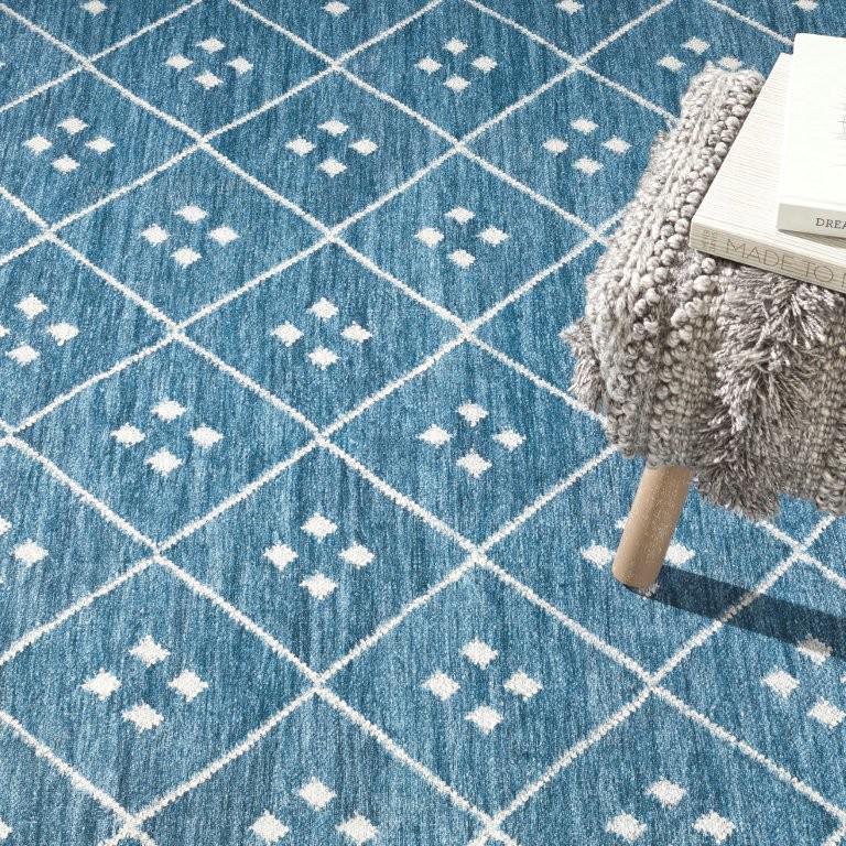 Rug - Machine Washable - Kota Indigo