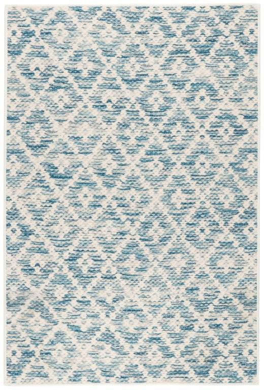 Rug - Machine Washable - Melange Diamond Blue