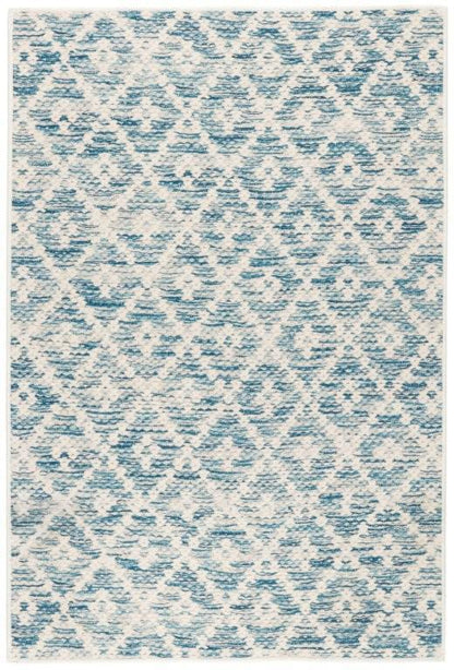 Rug - Machine Washable - Melange Diamond Blue