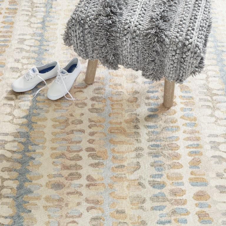 Rug - Machine Washable - Paint Chip Natural