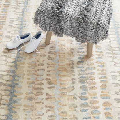 Rug - Machine Washable - Paint Chip Natural