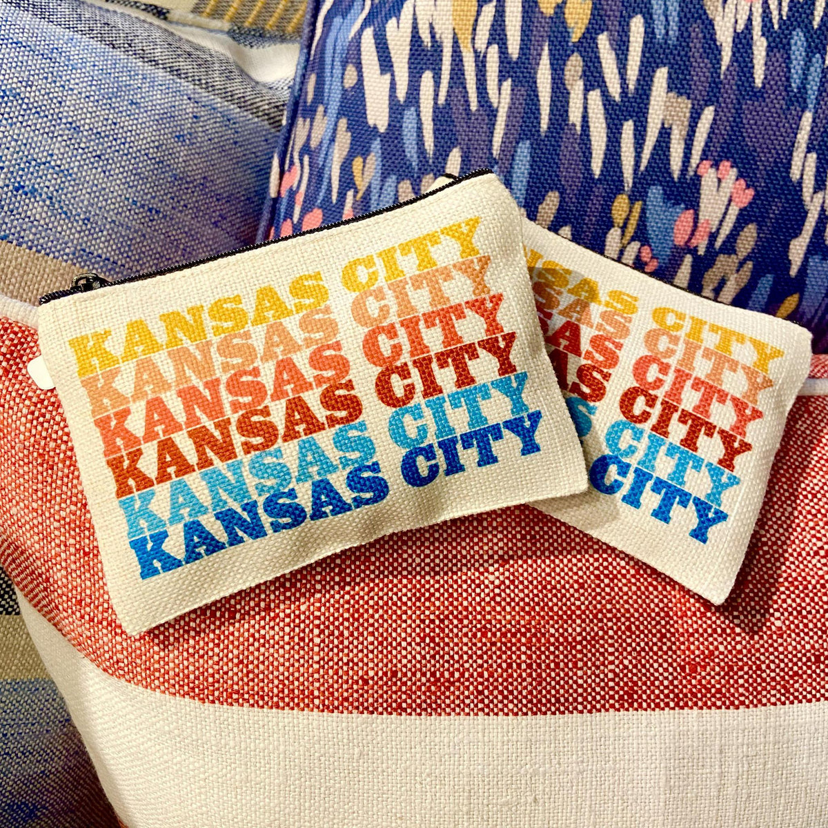 Zippered Bag - KANSAS CITY - Sunset Colors