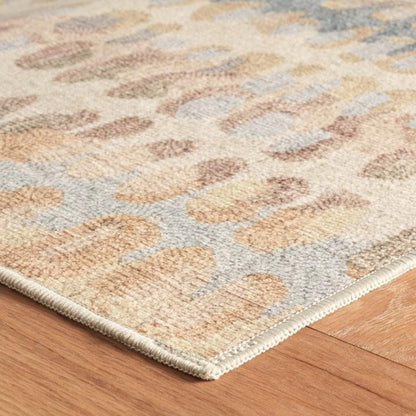 Rug - Machine Washable - Paint Chip Natural
