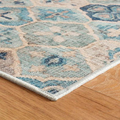 Rug - Machine Washable - Pali Blue