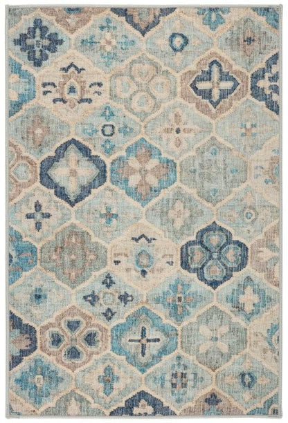 Rug - Machine Washable - Pali Blue