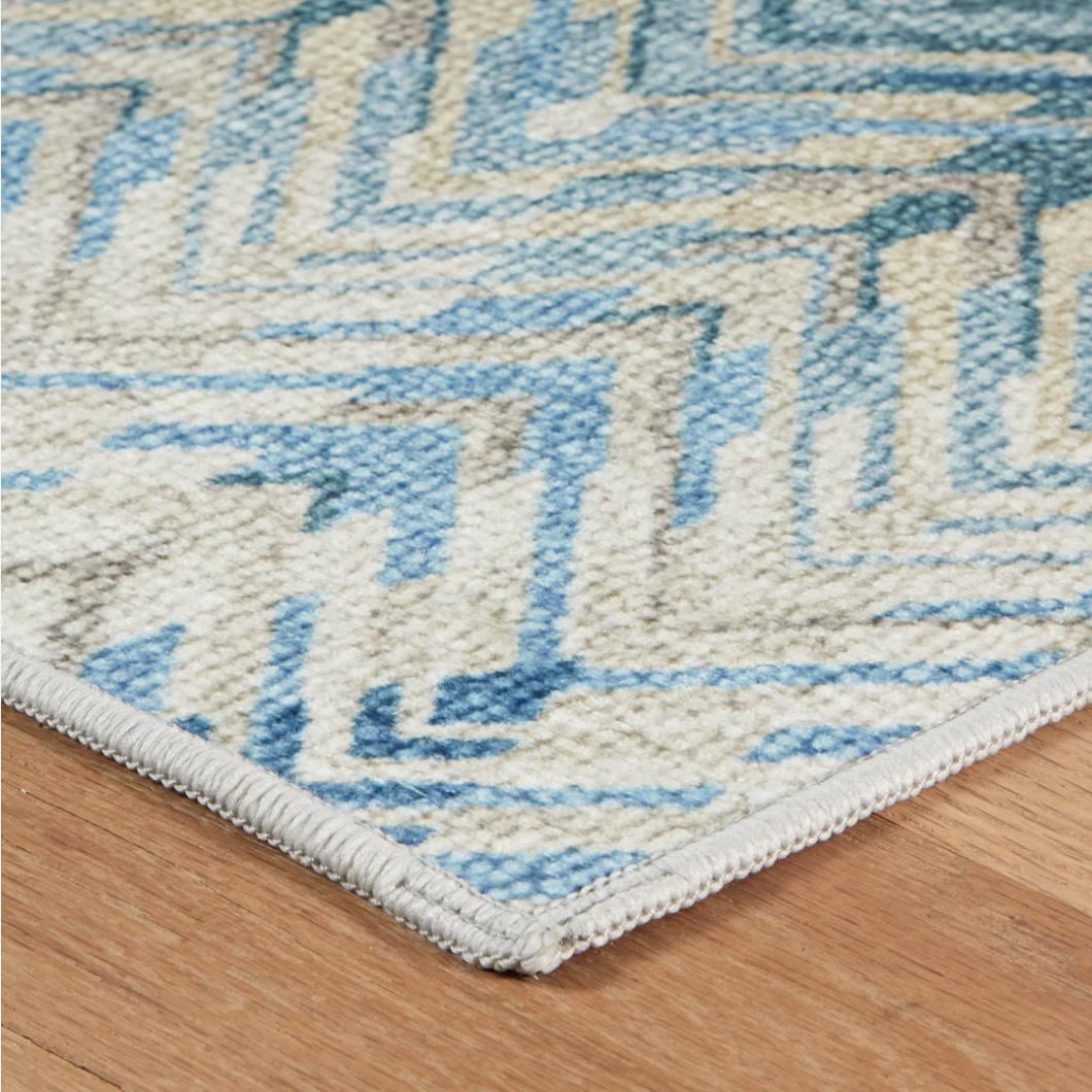 Rug - Machine Washable - Seneca Blue