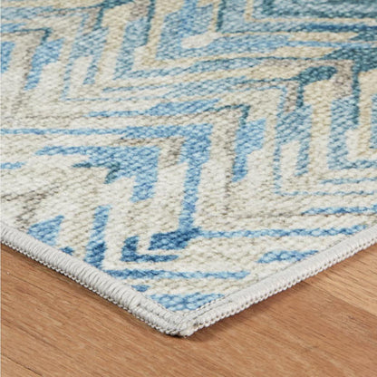 Rug - Machine Washable - Seneca Blue