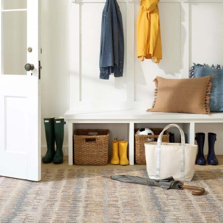 Rug - Machine Washable - Paint Chip Natural