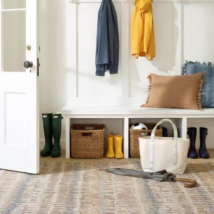 Rug - Machine Washable - Paint Chip Natural