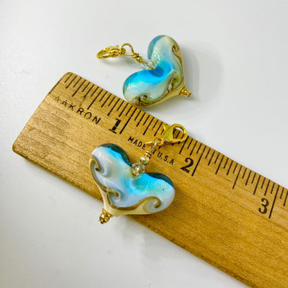 Pendant - Beach Heart  - Small - Gold Fill