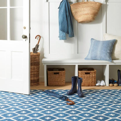 Rug - Machine Washable - Elizabeth Navy