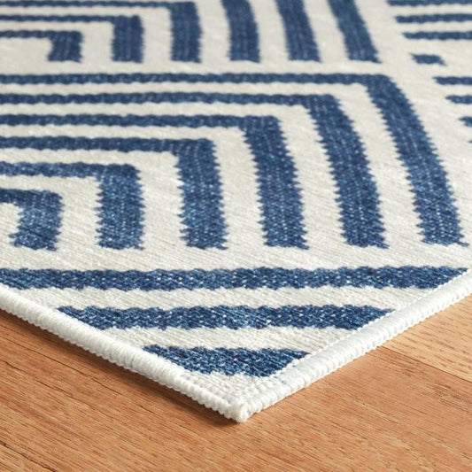 Rug - Machine Washable - Cleo Navy