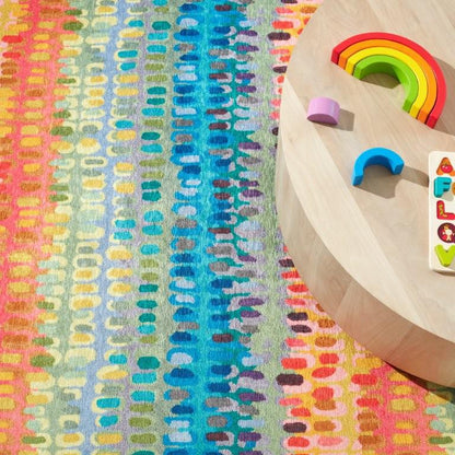Rug - Machine Washable - Paint Chip Multi