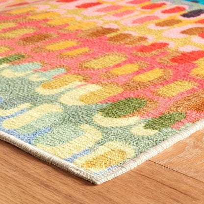 Rug - Machine Washable - Paint Chip Multi