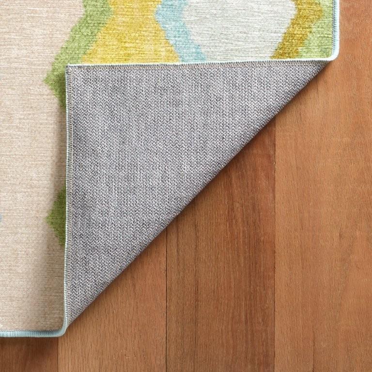 Rug - Machine Washable - Safety Net Green