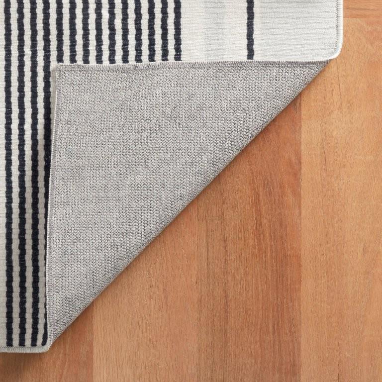 Rug - Machine Washable - Gunner Stripe Grey