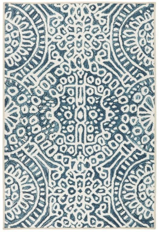Rug - Machine Washable - Temple Ink