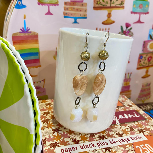 Earrings - Beaded Originals - Carmel Dreams