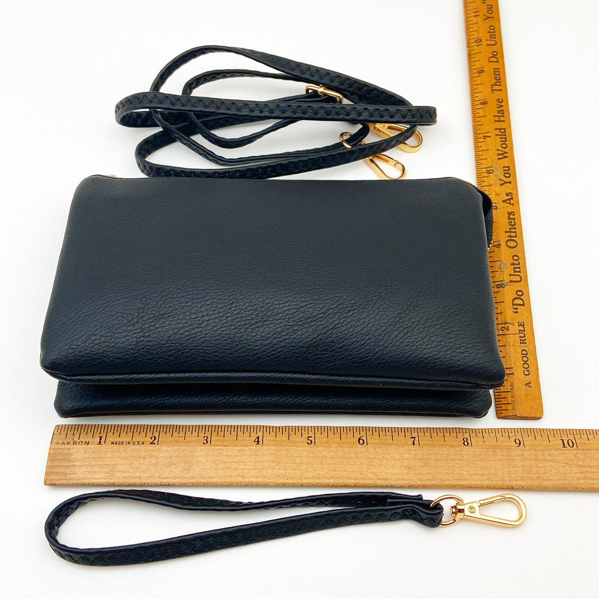4 in 1 Handbag - Crossbody/Clutch/Wristlet - Indigo