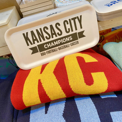 Tray - Kansas City Champions - Black on White