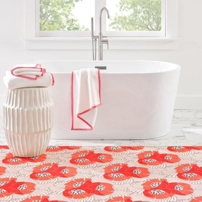 Rug - Machine Washable - Japanese Poppy Multi