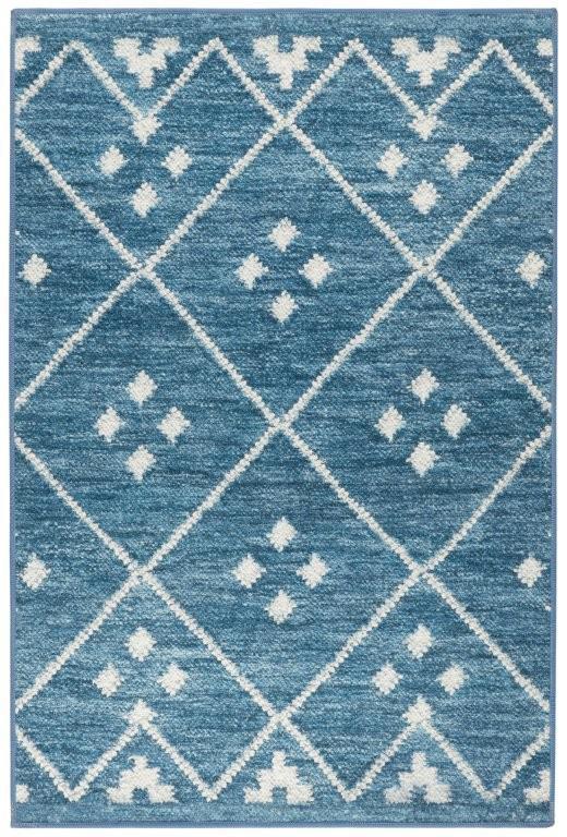 Rug - Machine Washable - Kota Indigo