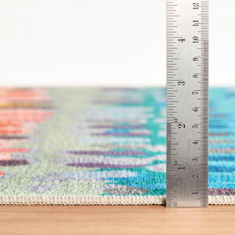Rug - Machine Washable - Paint Chip Multi
