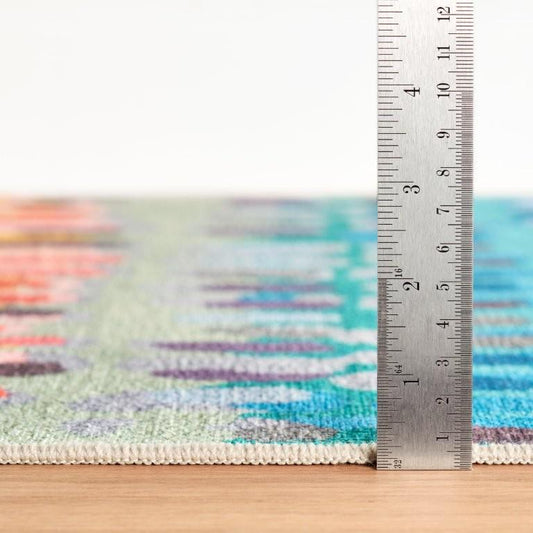 Rug - Machine Washable - Paint Chip Multi