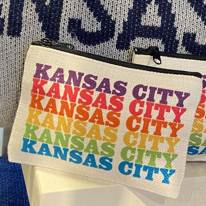 Zippered Bag - KANSAS CITY - Bright Colors