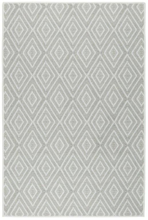 Rug - Machine Washable - Diamond Platinum/White