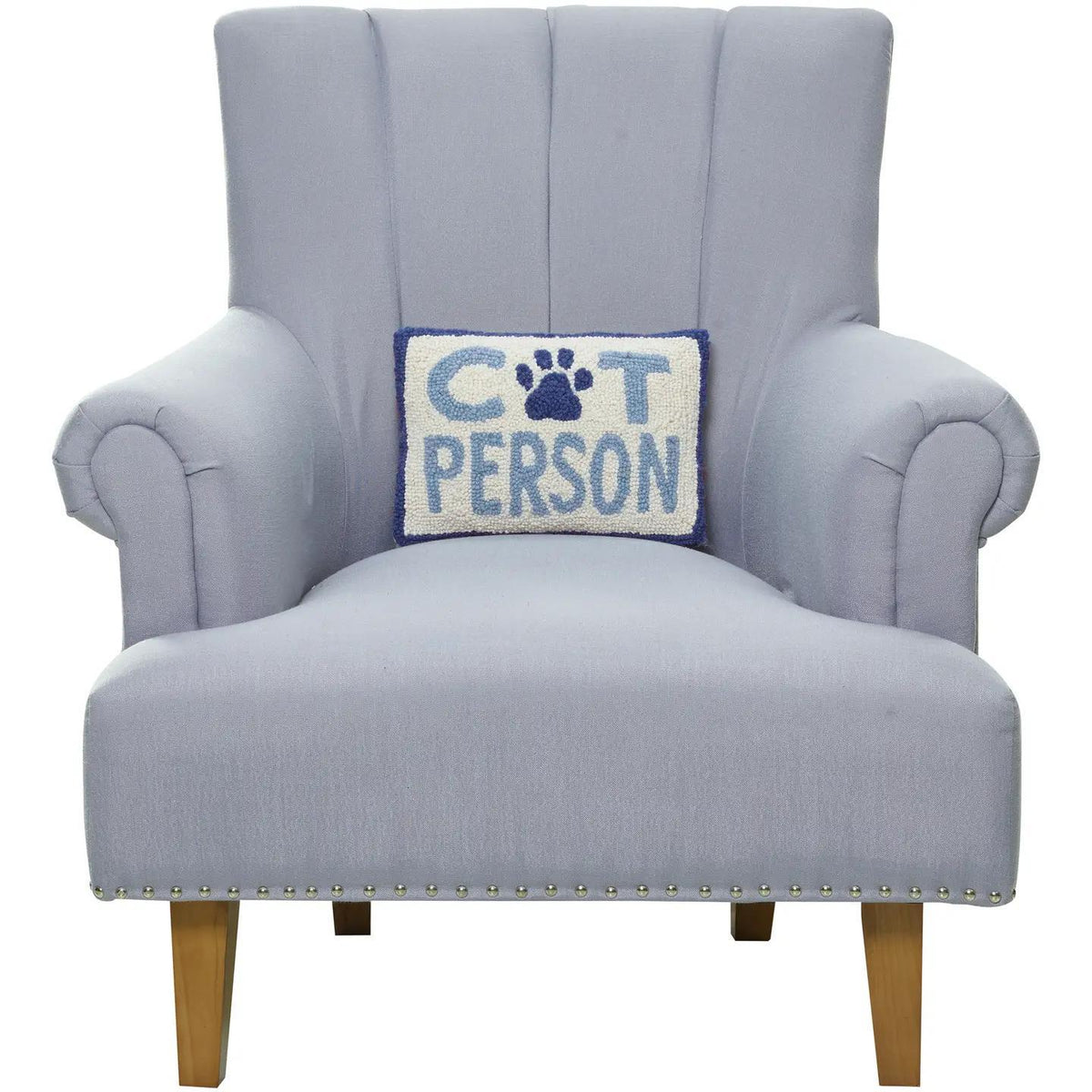 Pillow - Cat Person - Hooked Wool