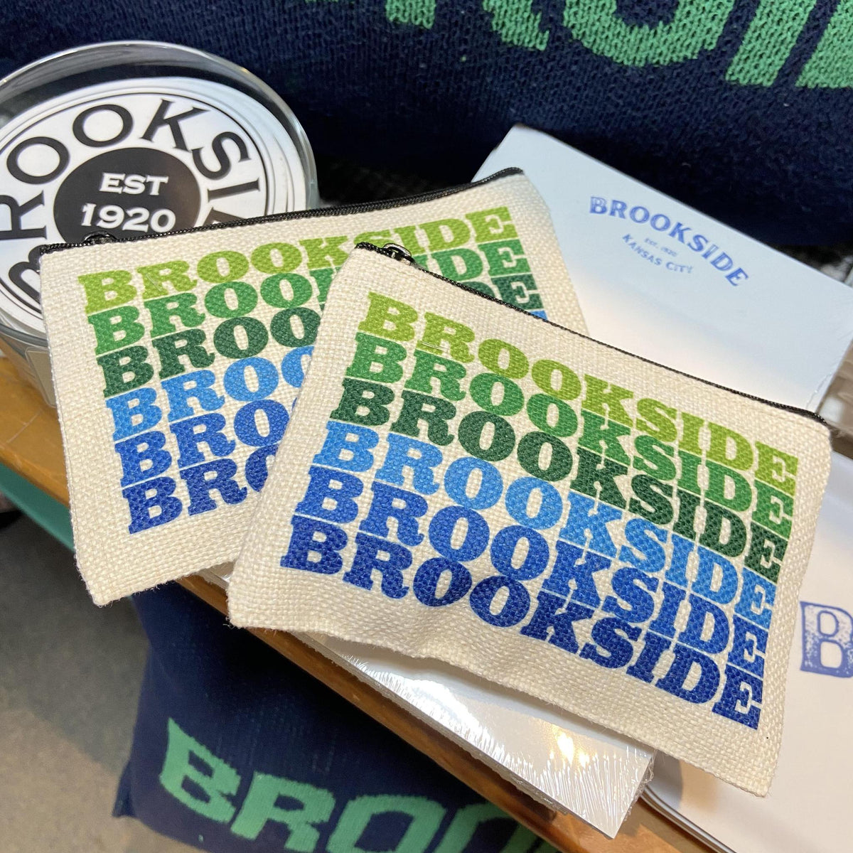 Zippered Bag - BROOKSIDE - Cool Combo