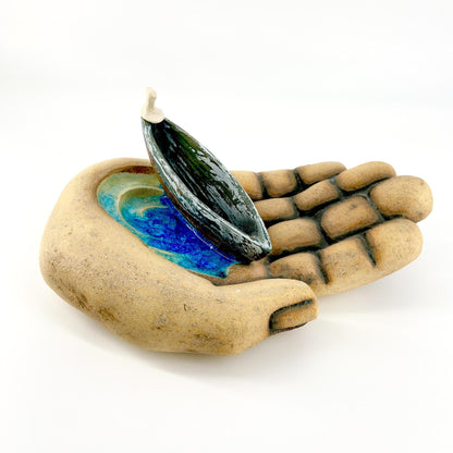 Sculpture - Boat in Hand - Ceramic - Large