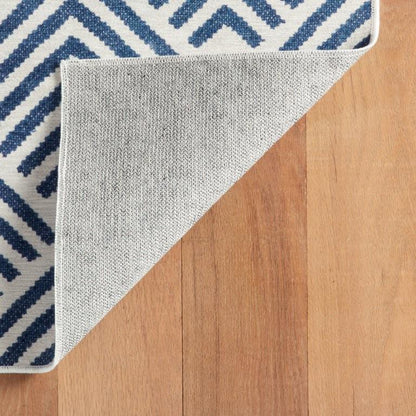 Rug - Machine Washable - Cleo Navy