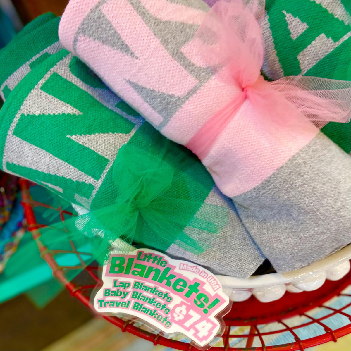 Little Blanket - KANSAS CITY - Green & Grey