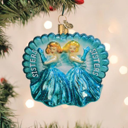 Ornament - Blown Glass - Sisters Sisters