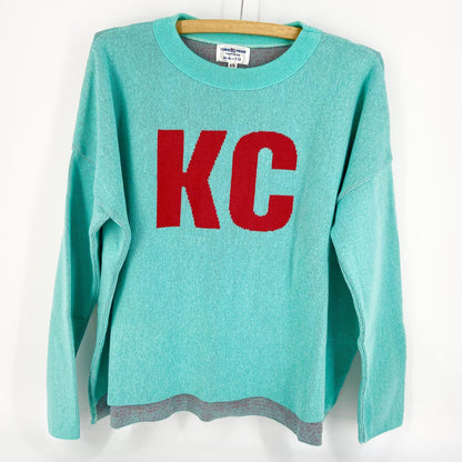 Sweater - KC/Star - Exclusive (Turq + Red)