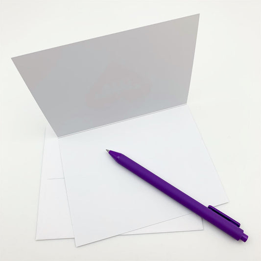 Card Set - Thank You Very Much - Pack of 10 - Blue Cursive Script & Block