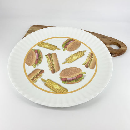 Platter - Picnic - Melamine "Paper Plate"