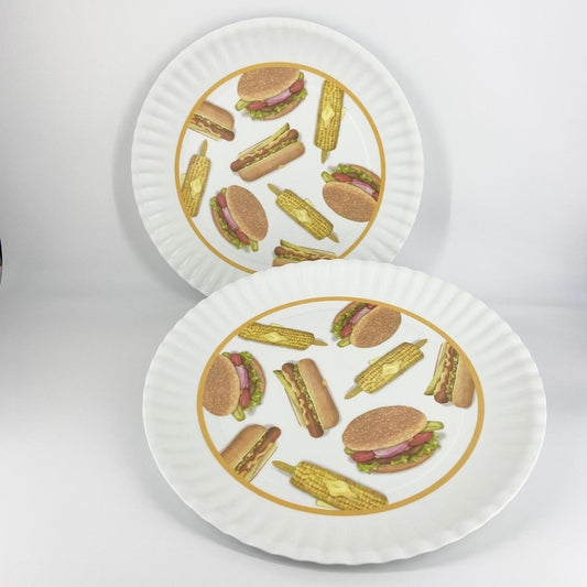 Platter - Picnic - Melamine "Paper Plate"