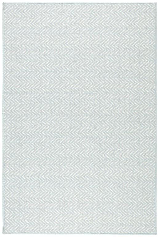 Rug - Machine Washable - Herringbone Swedish Blue