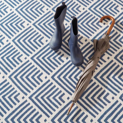 Rug - Machine Washable - Cleo Navy