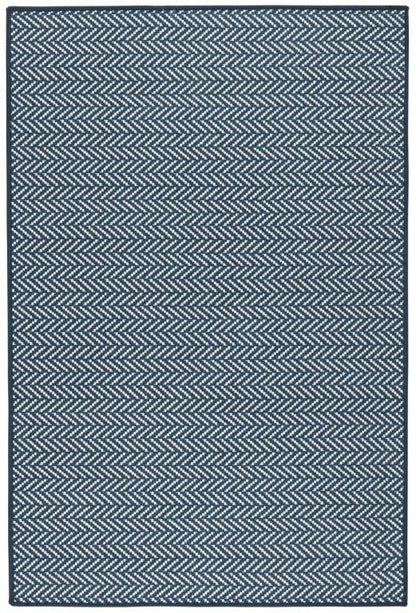 Rug - Machine Washable - Herringbone Navy